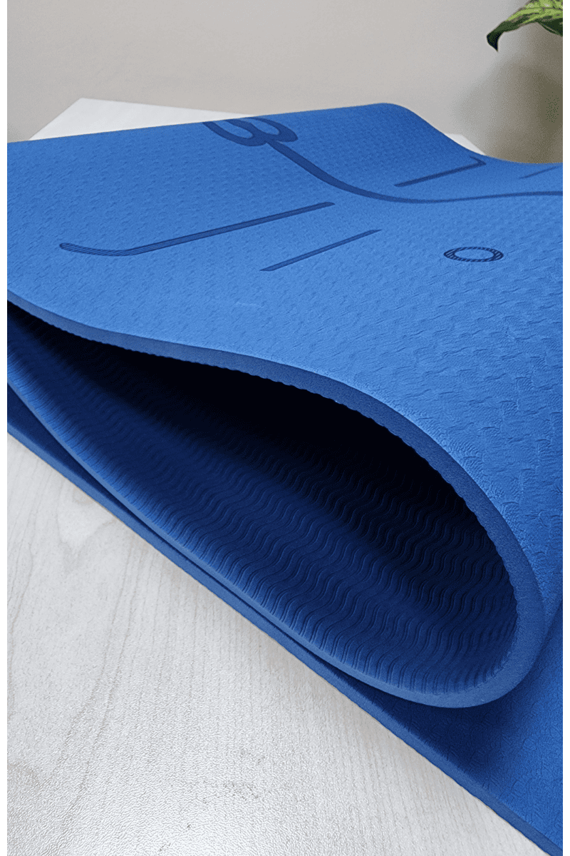 TPE Yoga/Pilates Matı Lacivert 6mm